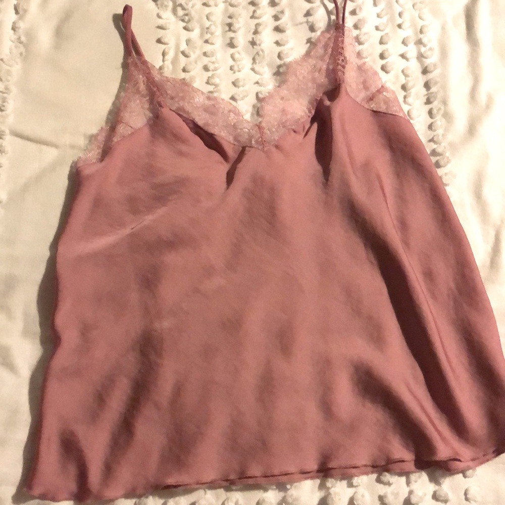 Victorias Secret Blush Pink Lace Cami